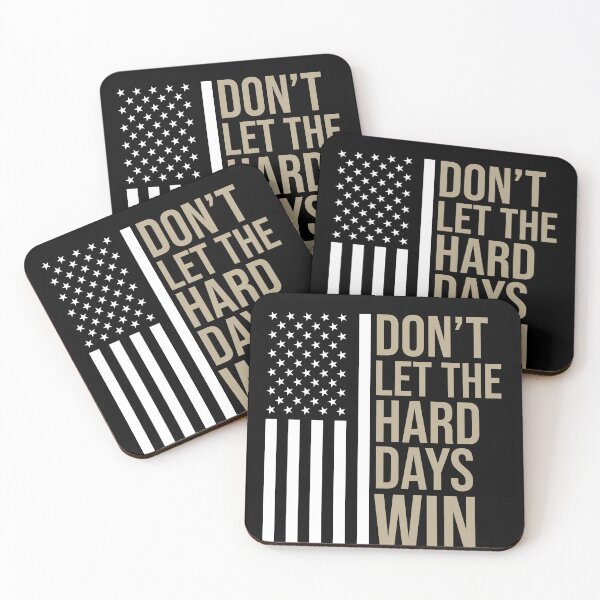 Item preview, Don't let the hard days win USA flag patriotic democrats antifa designed and sold by House Sparrow.