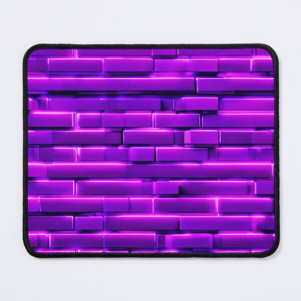Item preview, Futuristic Neon Brick Wall Design designed and sold by Health And Fitness Posts e-Store.