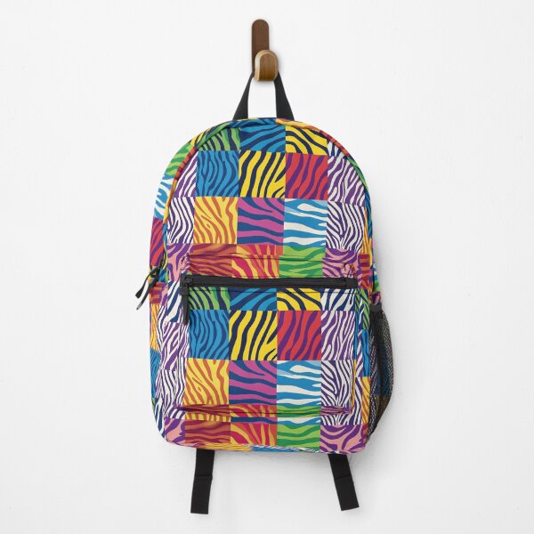 Item preview, Vibrant Zebra Print Patchwork designed and sold by trendteezstore.