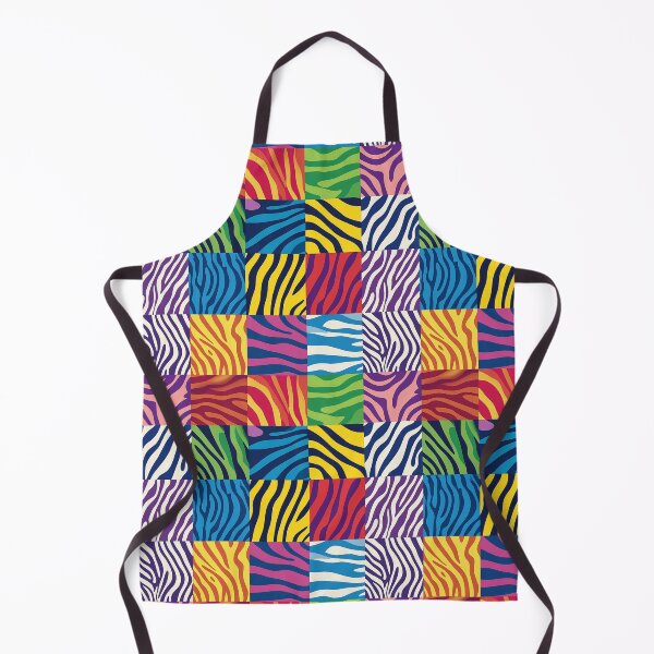 Item preview, Vibrant Zebra Print Patchwork designed and sold by trendteezstore.