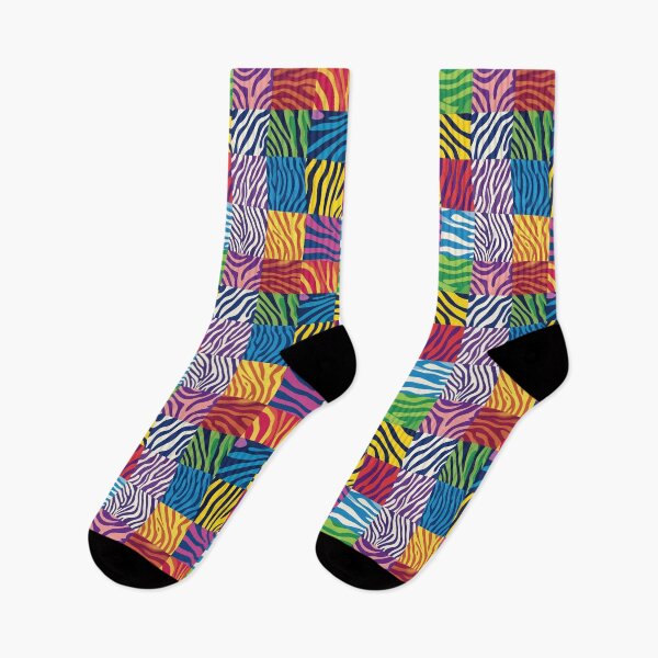 Item preview, Vibrant Zebra Print Patchwork designed and sold by trendteezstore.
