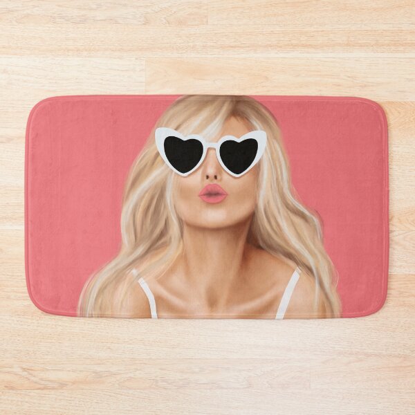 Item preview, Kissy Face Blonde, Heart Glasses, Heart Eyes, Pretty Girl, Cute Girl, Blonde, Kiss designed and sold by Clancy Rodgers.