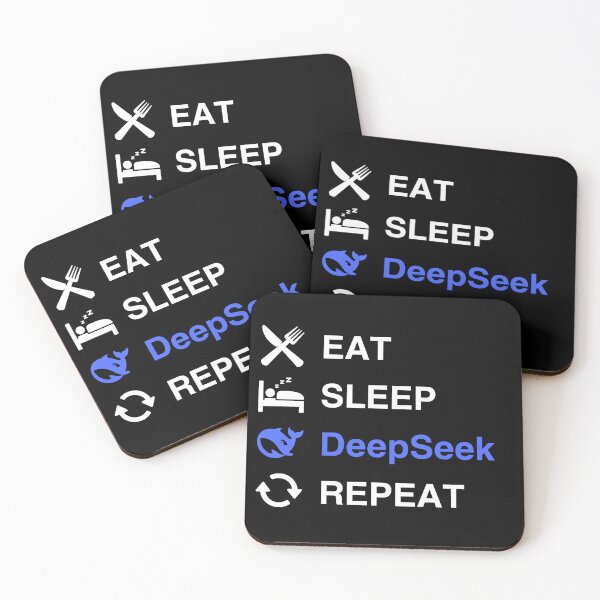 Item preview, Eat Sleep Deepseek Repeat designed and sold by ChataMaroon.