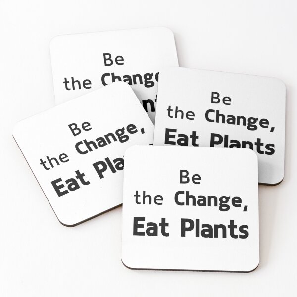 Item preview, Be the Change – Eat Plants - Vegan Message designed and sold by VirginieSan.