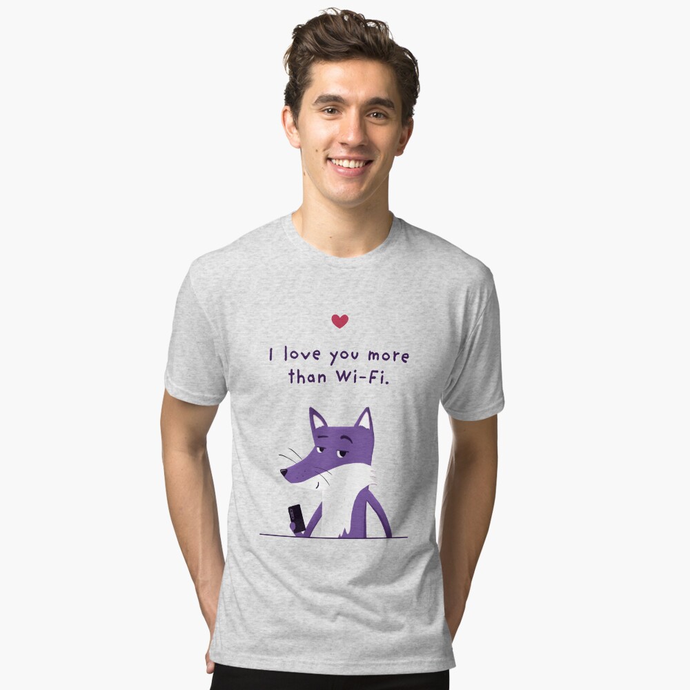 Item preview, Tri-blend T-Shirt designed and sold by ItsPurpleFox.