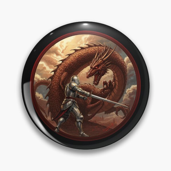 Item preview, Warrior and the Dragon designed and sold by mrchavish.