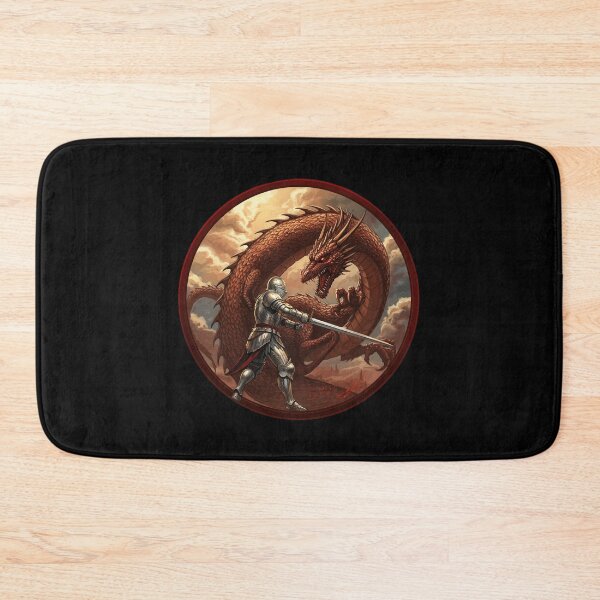Item preview, Warrior and the Dragon designed and sold by mrchavish.
