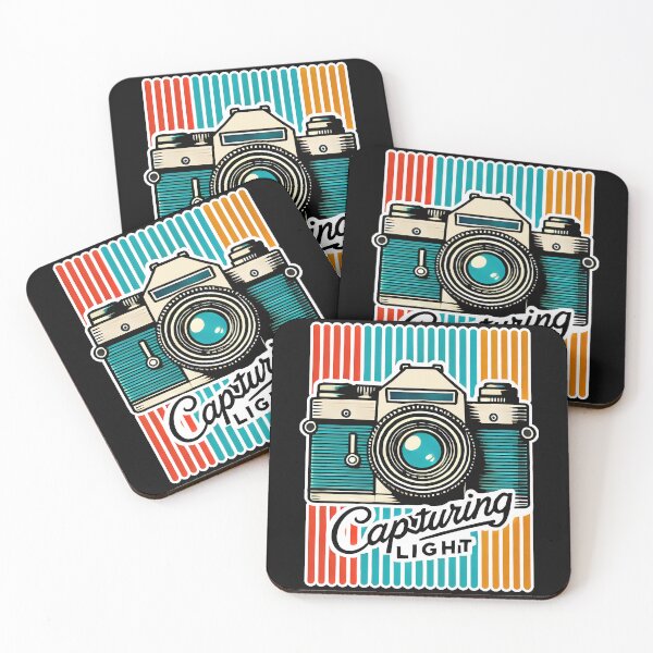 Item preview, Retro Camera Art - Capturing Light Design for Photography Lovers designed and sold by DrawHandArt.