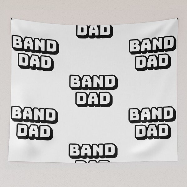 Item preview, Band dad, cool dad design designed and sold by Merchattack.