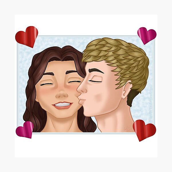 Item preview, Couple's portrait designed and sold by AssortedDrawings.
