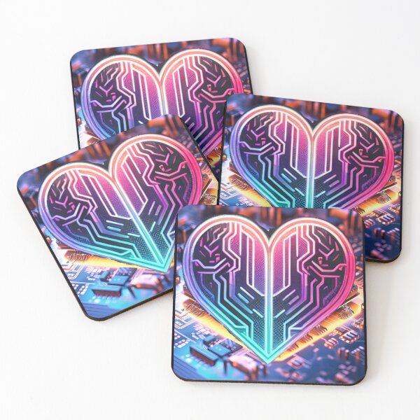 Item preview, Futuristic heart designed and sold by  ViralVisionsCreating .