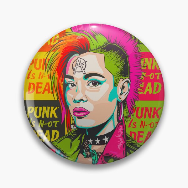 Item preview, Punk Rock – Pop Art Mohawk Girl Street Art Design designed and sold by paulo silveira.