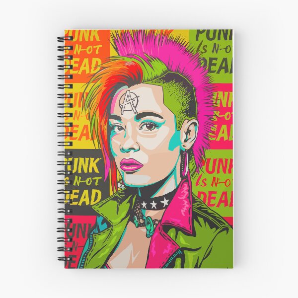Item preview, Punk Rock – Pop Art Mohawk Girl Street Art Design designed and sold by paulo silveira.