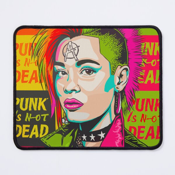 Item preview, Punk Rock – Pop Art Mohawk Girl Street Art Design designed and sold by paulo silveira.