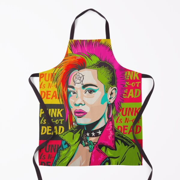 Item preview, Punk Rock – Pop Art Mohawk Girl Street Art Design designed and sold by paulo silveira.