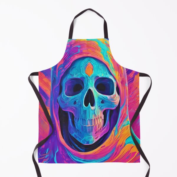 Item preview, Neon Glowing Skull Art designed and sold by Health And Fitness Posts e-Store.