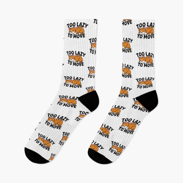 Item preview, Too Lazy To Move Orange Cat designed and sold by MonkiFlipp.