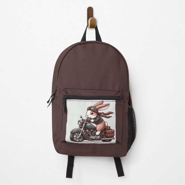Item preview, Brother bunny on a motorcycle designed and sold by Dogandesighn.