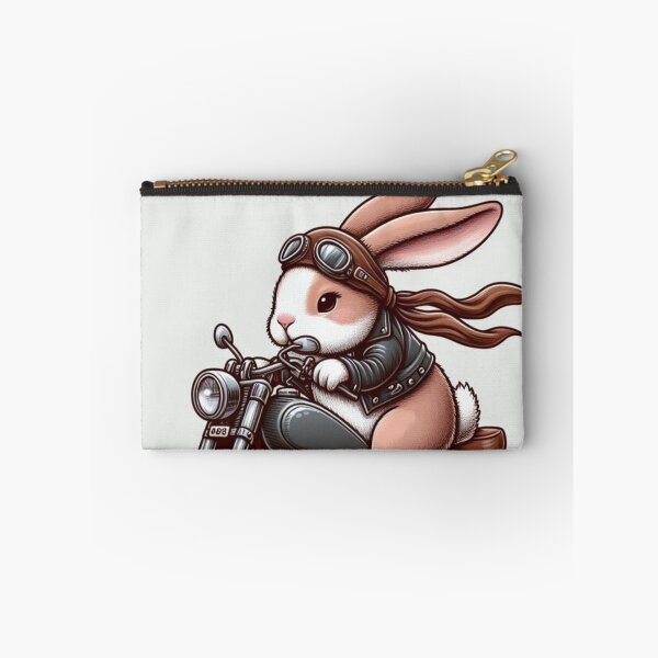 Item preview, Brother bunny on a motorcycle designed and sold by Dogandesighn.