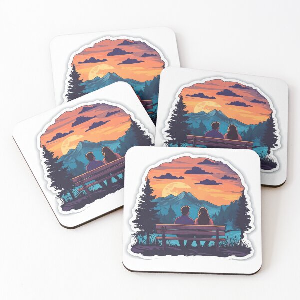Item preview, Couple and Landscape designed and sold by NicolasGlowArt.