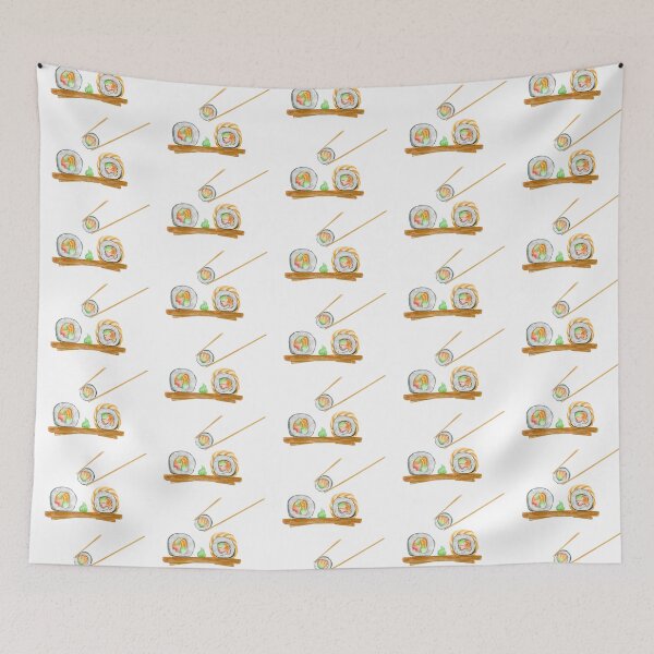 Item preview, Watercolor Sushi Rolls designed and sold by daphsam.
