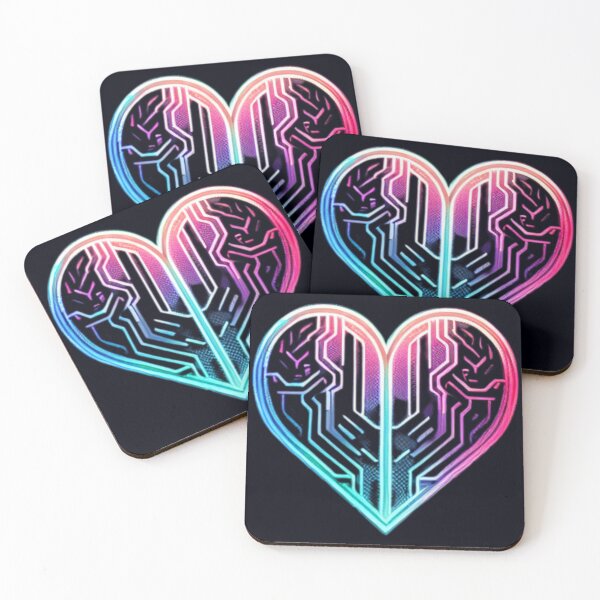 Item preview, Futuristic heart designed and sold by  ViralVisionsCreating .