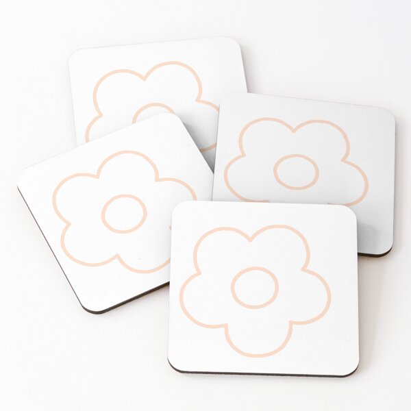 Item preview, Daisy - Pastel orange outline designed and sold by TinyDaisyStore.
