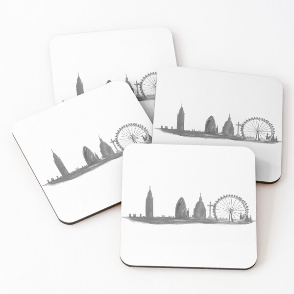 Item preview, London illustration art Black designed and sold by Monika Howarth.