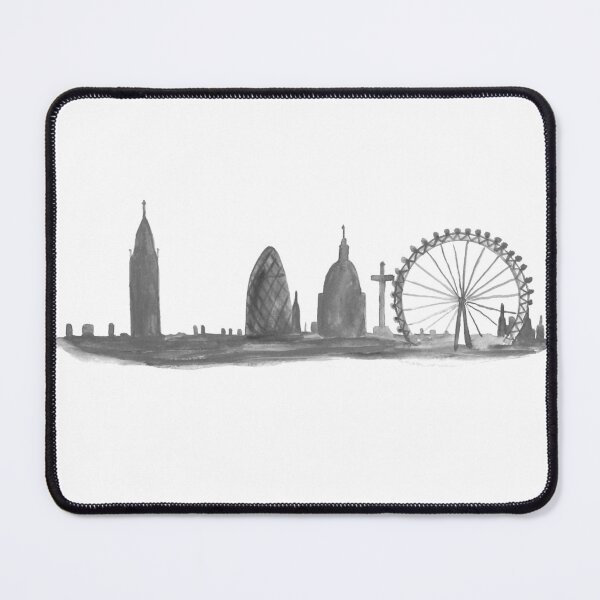 Item preview, London illustration art Black designed and sold by Monika Howarth.