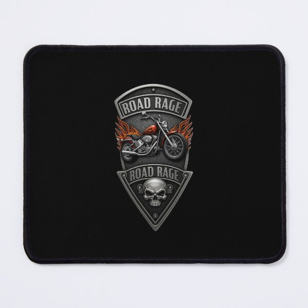 Item preview, Road Rage Motorcycle Badge  designed and sold by WackyJacks.