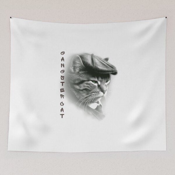 Item preview, Cat gangster designed and sold by krabbaraban.
