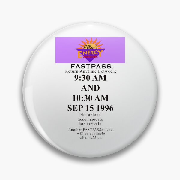 Item preview, Energize The Future: A Ride Through Time I Ellen’s Energy Adventure FastPass ✨ designed and sold by PedroStyle.