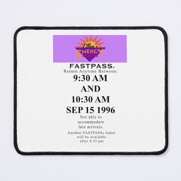 Item preview, Energize The Future: A Ride Through Time I Ellen’s Energy Adventure FastPass ✨ designed and sold by PedroStyle.