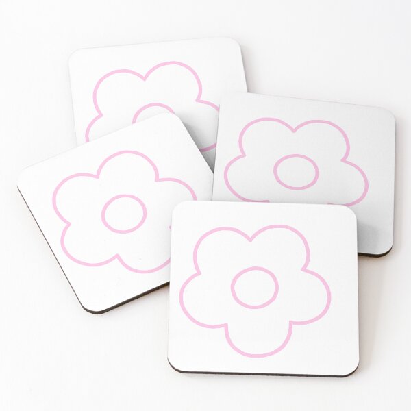 Item preview, Daisy - Pastel pink outline designed and sold by TinyDaisyStore.
