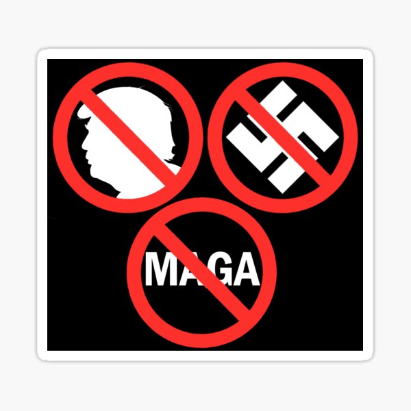 Item preview, NYC Subway Sign : No Trump No Nazi No MAGA designed and sold by HHQRHH.