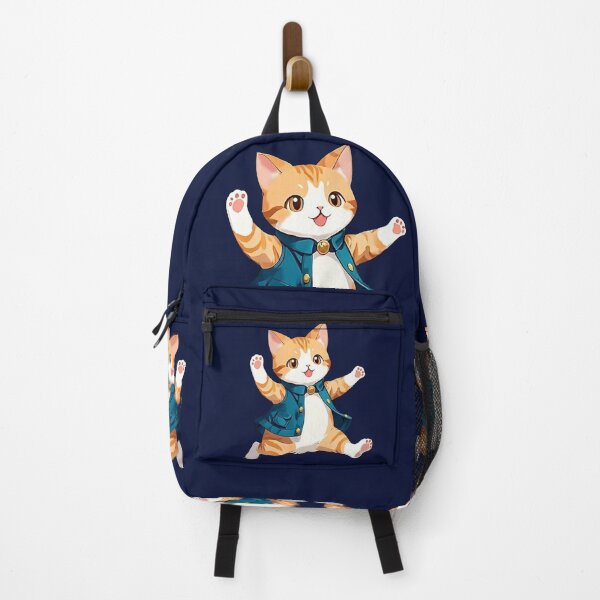Item preview, Jumping Orange Kitten with Waistcoat | Cat Art | Cat Drawing | Cat Illustration designed and sold by UnhingedBird.
