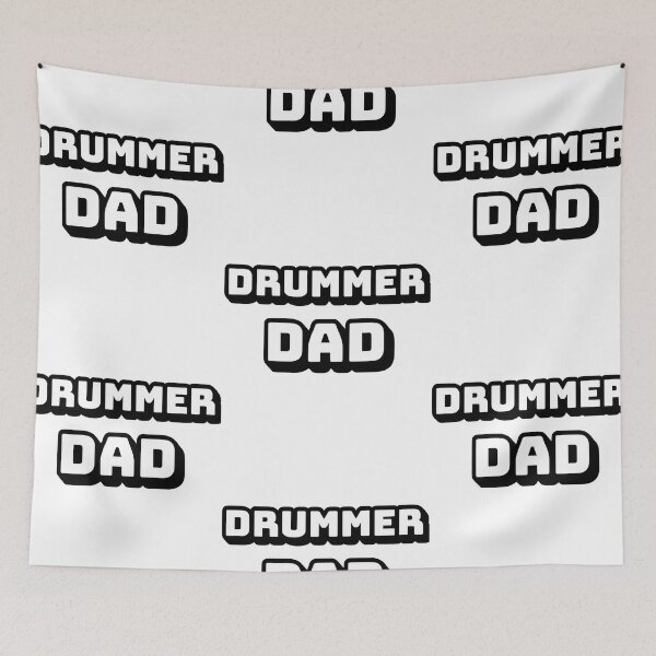 Item preview, Drummer dad, cool dad design designed and sold by Merchattack.