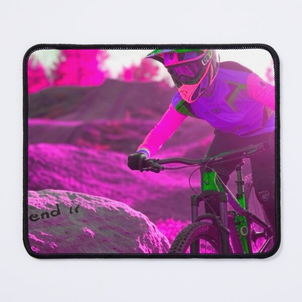 Item preview, Pink MTB Racer Sending It – Ultimate Freeride Action designed and sold by GrizzlyCollective.