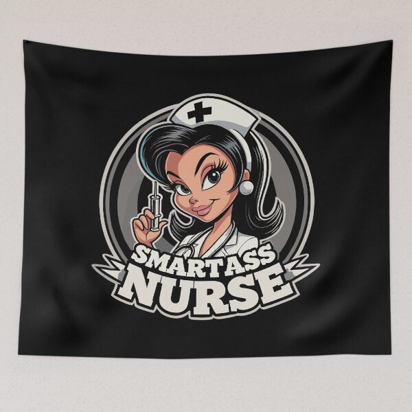 Item preview, Smartass Nurse Funny Gift designed and sold by Pineapple-Tree.