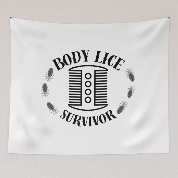 Item preview, Body Lice Survivor designed and sold by SillyDarkShop.