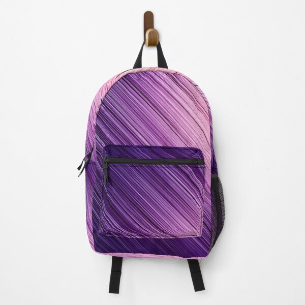 Item preview, Purple Rain: Magical Diagonal Lines Abstract Pink Glow Effect Art designed and sold by Patternair.
