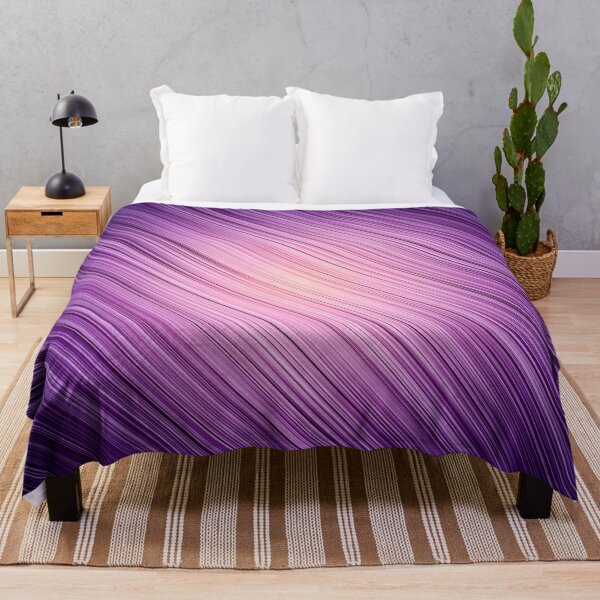 Item preview, Purple Rain: Magical Diagonal Lines Abstract Pink Glow Effect Art designed and sold by Patternair.