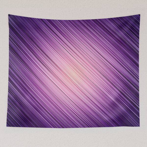 Item preview, Purple Rain: Magical Diagonal Lines Abstract Pink Glow Effect Art designed and sold by Patternair.