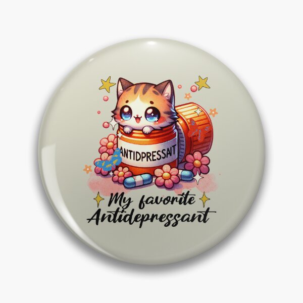 Item preview, Cat antidepressant - My Cat is my favorite antidepressant  designed and sold by Tee-Craftify.