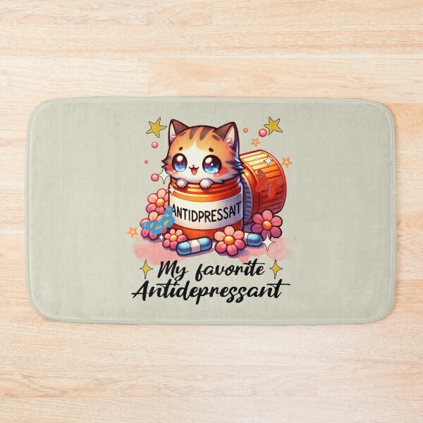 Item preview, Cat antidepressant - My Cat is my favorite antidepressant  designed and sold by Tee-Craftify.