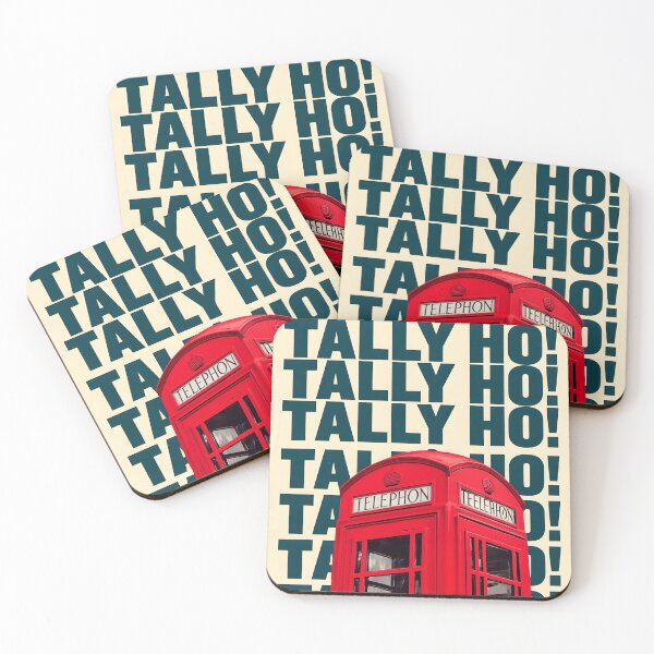 Item preview, Tally Ho London Red Phone Box Digital Art – “Tally Ho” Quote – British Themed Wall Art – Iconic London Decor, UK Home Decor, Print at Home designed and sold by hopefulgoodgirl.