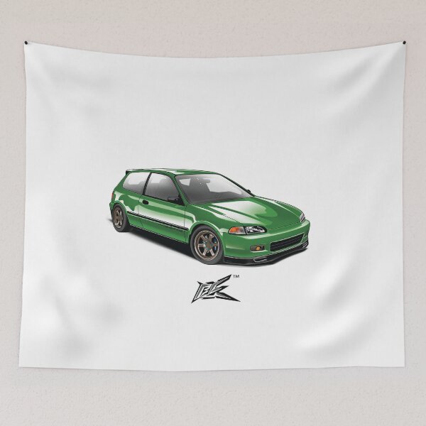 Item preview, civic eg6 green  designed and sold by NaquashM.