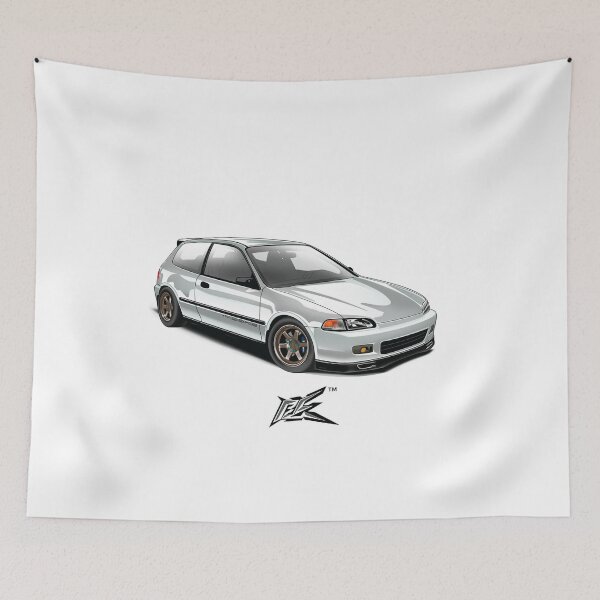 Item preview, civic eg6 white  designed and sold by NaquashM.