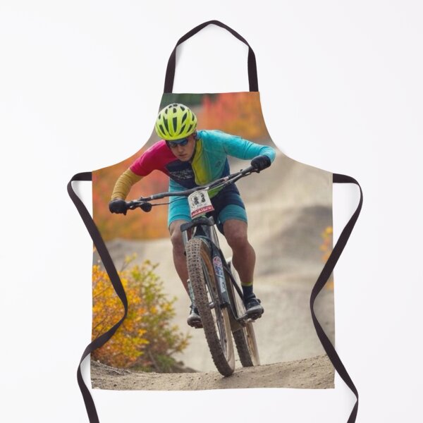 Item preview, MTB Racer at Full Speed – Ripping Over the Last Jumps designed and sold by GrizzlyCollective.