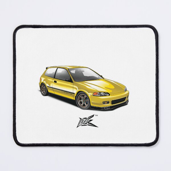 Item preview, civic eg6 yellow  designed and sold by NaquashM.